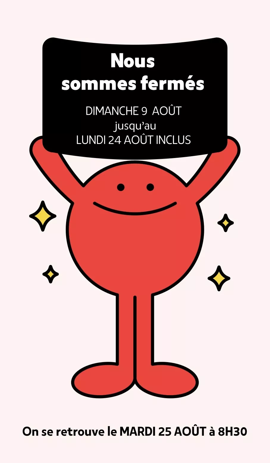 Congés d'été 2026